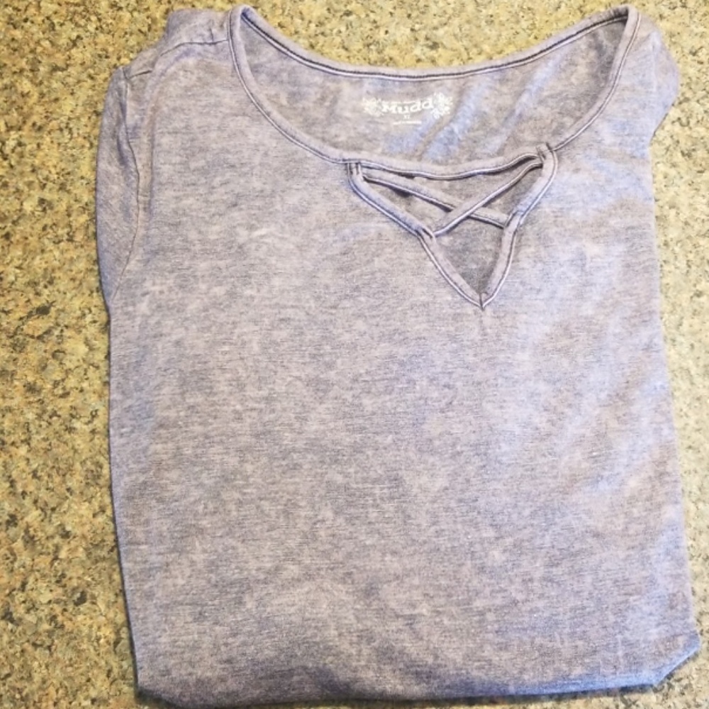 Purplish grey shirt